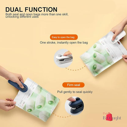 Portable Mini Sealing Machine 2 in 1 Magnetic Heat Sealing and Cutting Bag Sealer