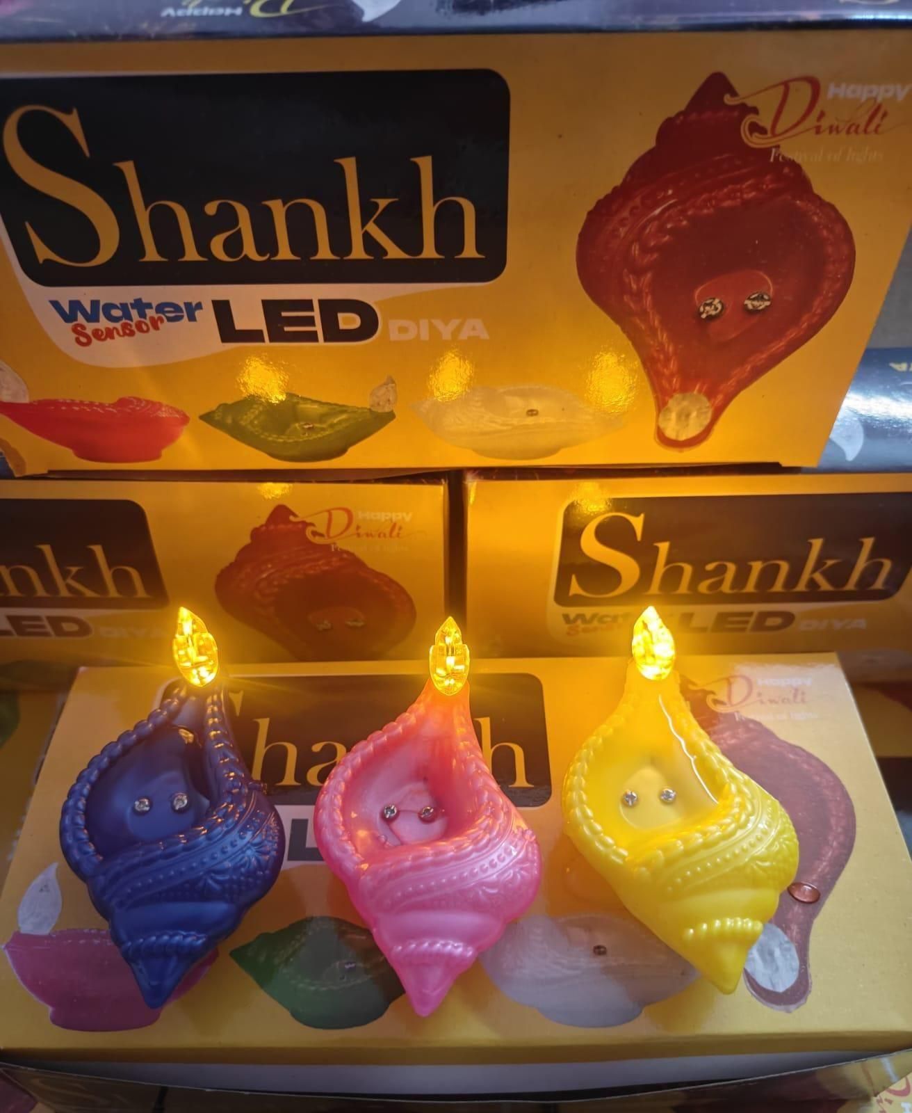 Shankh Water Sensor LED Diya