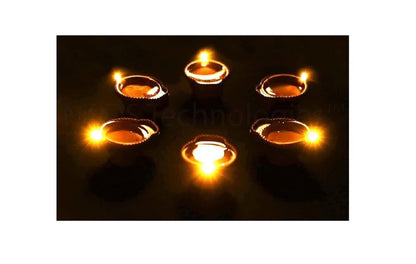LED Light Water Sensor Diyas Plastic with, Ambient Lights, (Pack of 6/12/18)