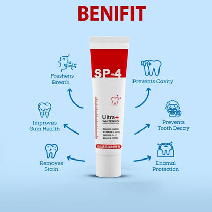 SP-4 Probiotic Whitening Toothpaste, Teeth Whitening Toothpaste (Pack of 1)