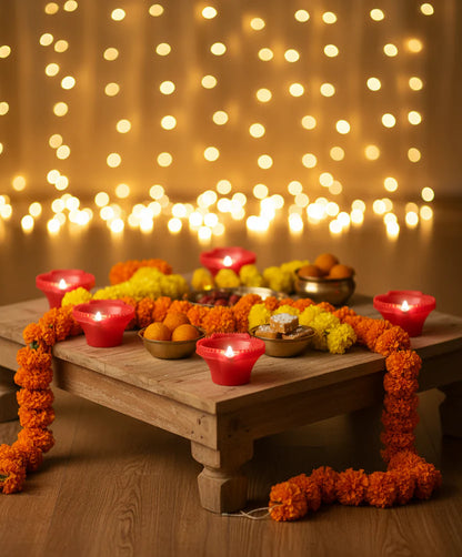 LED Light Water Sensor Diyas Plastic with, Ambient Lights, (Pack of 6/12/18)