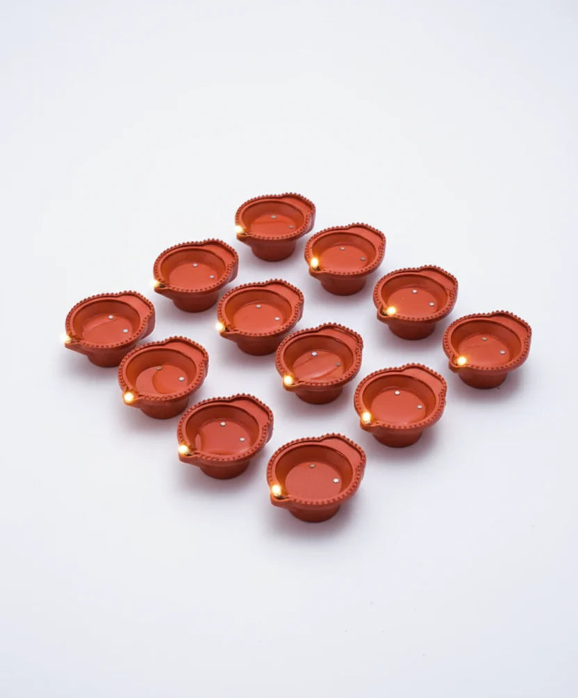 LED Light Water Sensor Diyas Plastic with, Ambient Lights, (Pack of 6/12/18)