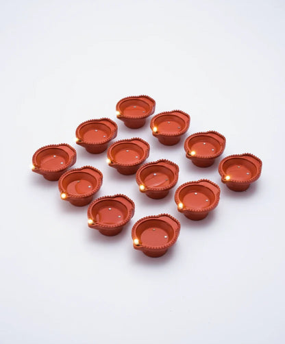 LED Light Water Sensor Diyas Plastic with, Ambient Lights, (Pack of 6/12/18)