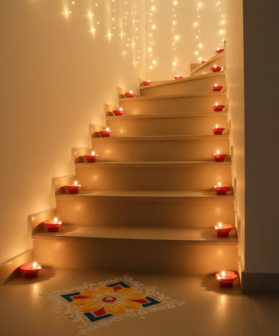 LED Light Water Sensor Diyas Plastic with, Ambient Lights, (Pack of 6/12/18)