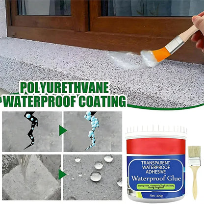 Efficient Crack Seal Glue with Brush Transparent Adhesive Waterproof Glue